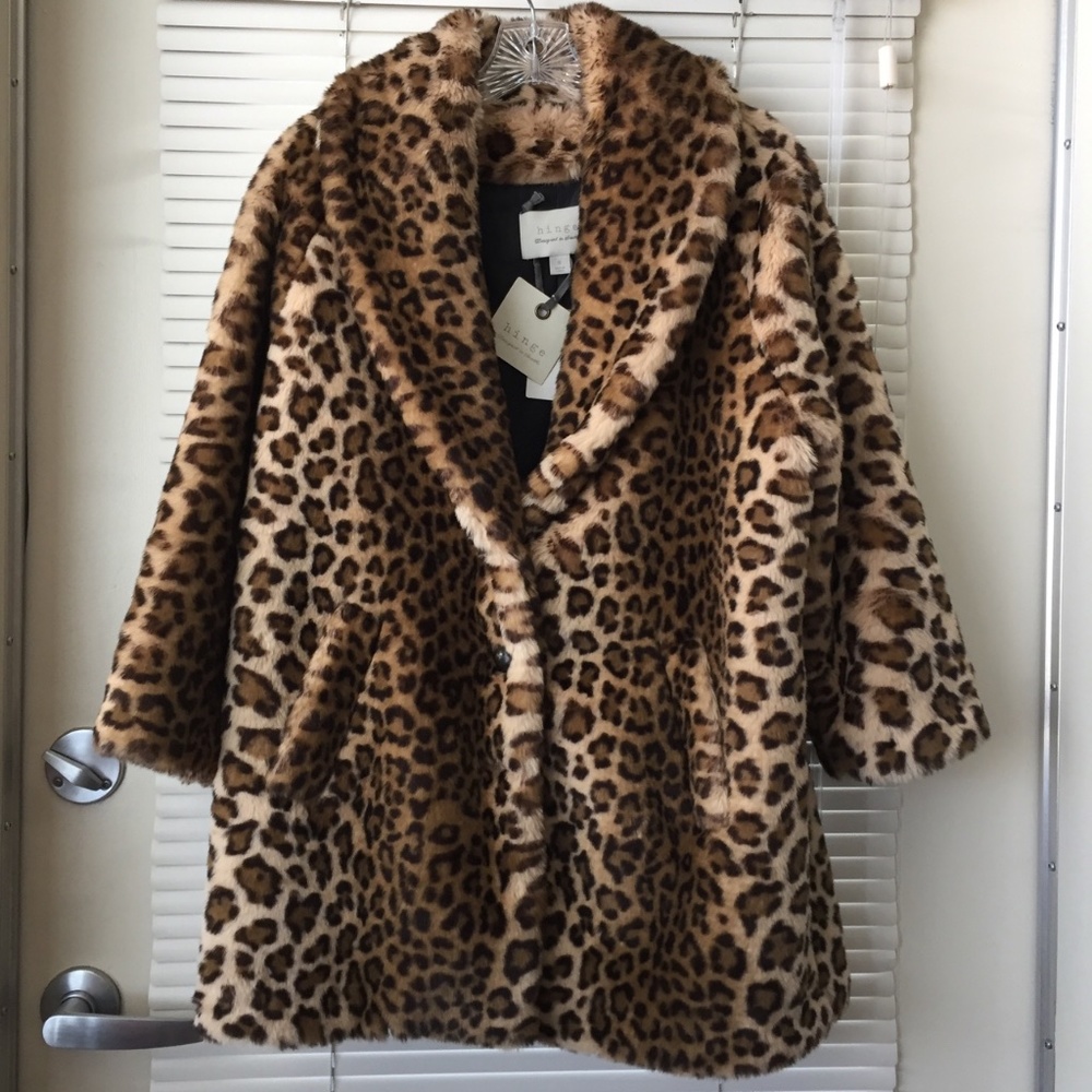 Faux Fur Leopard Jacket